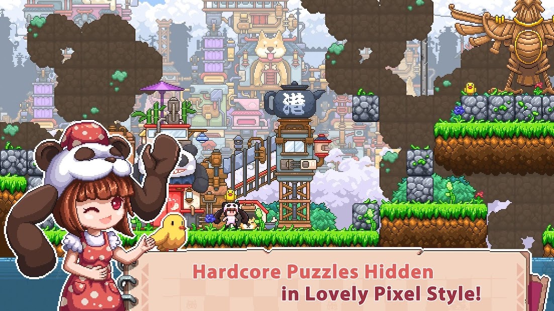 Rehtona - Super Jump Pixel Puzzle Game (free shopping)