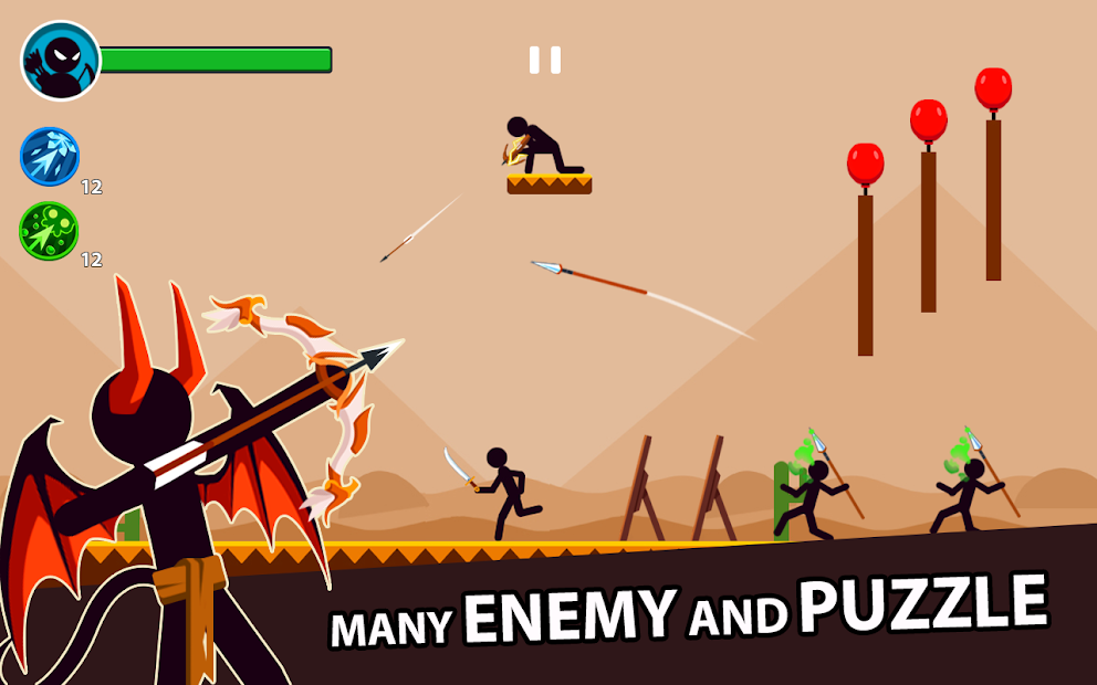 Stickman Archery Master - Archer Puzzle Warrior (free shoppi