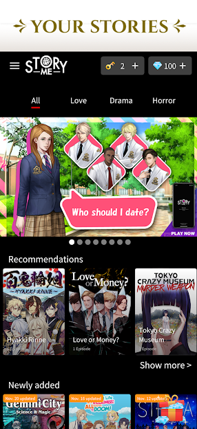 Story Me: otome interactive episode by your choice (Mod Mone