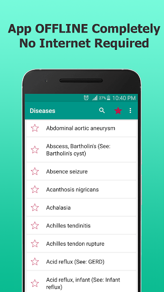 Diseases Dictionary Offline