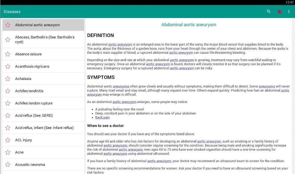 Diseases Dictionary Offline