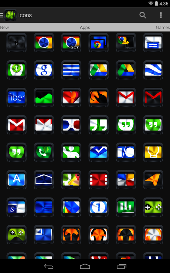 Colorful Metal - Icon Pack