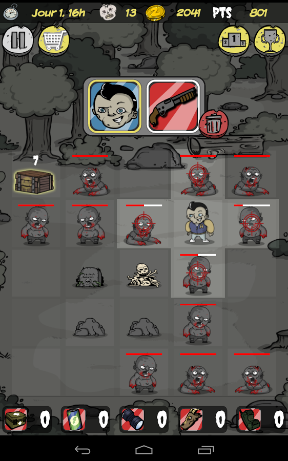 Cornered by zombies