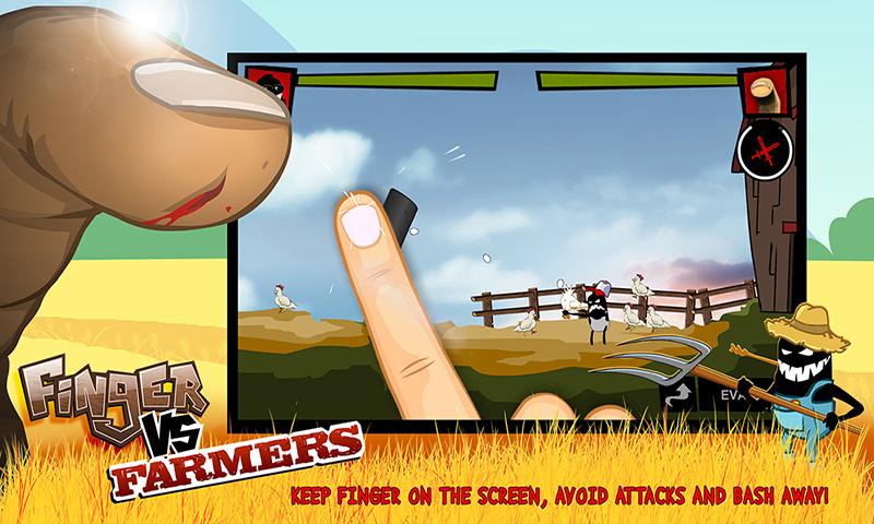 Finger VS Farmers (Mod Money)