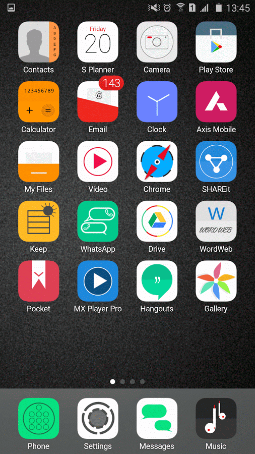 ios icon pack for ilauncher