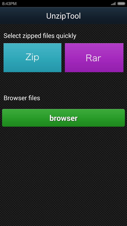 Unzip Tool