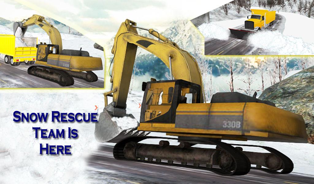 Snow Rescue op : Excavator 3D (Unlocked)