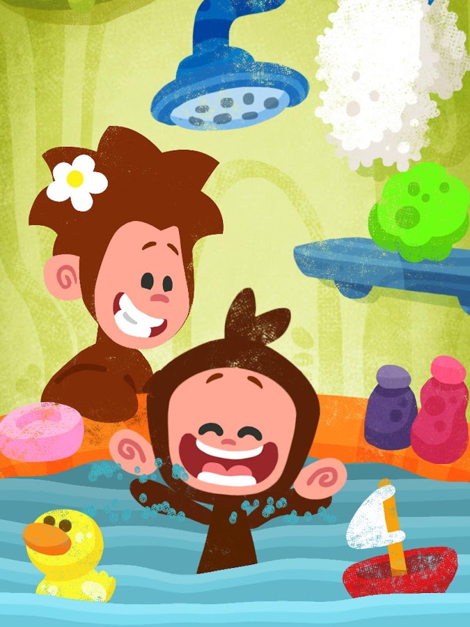 Tee and Mo Bath Time