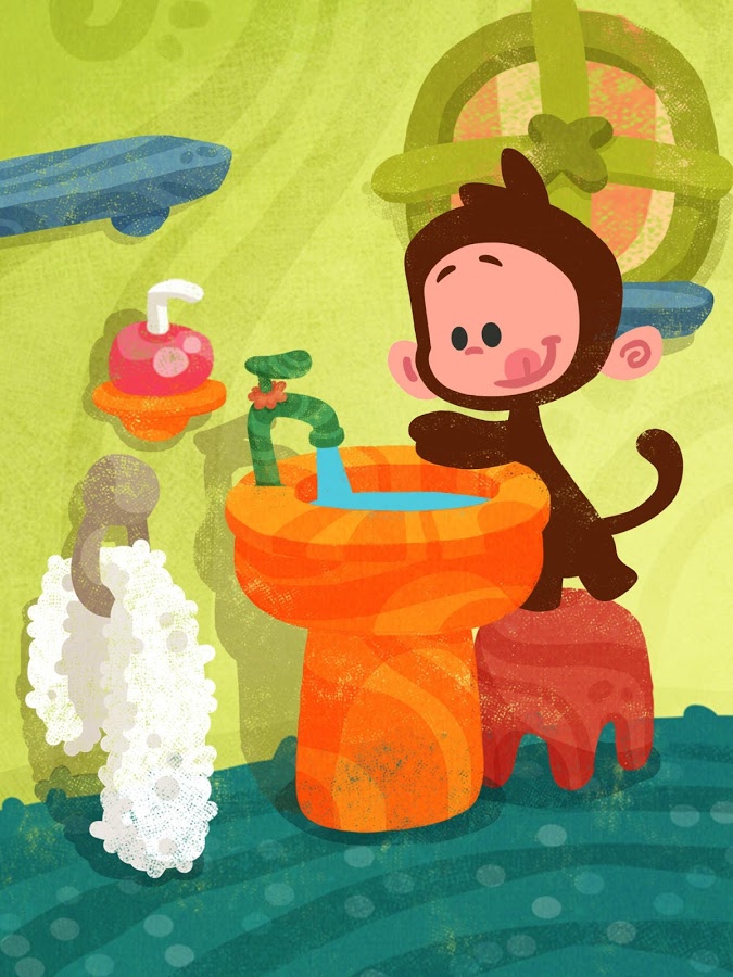 Tee and Mo Bath Time