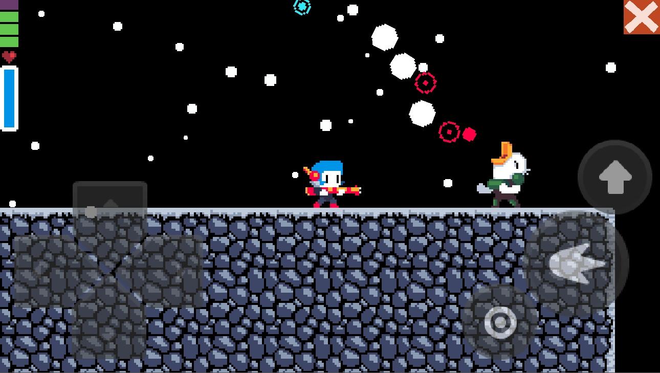 Christmas pixel platformer