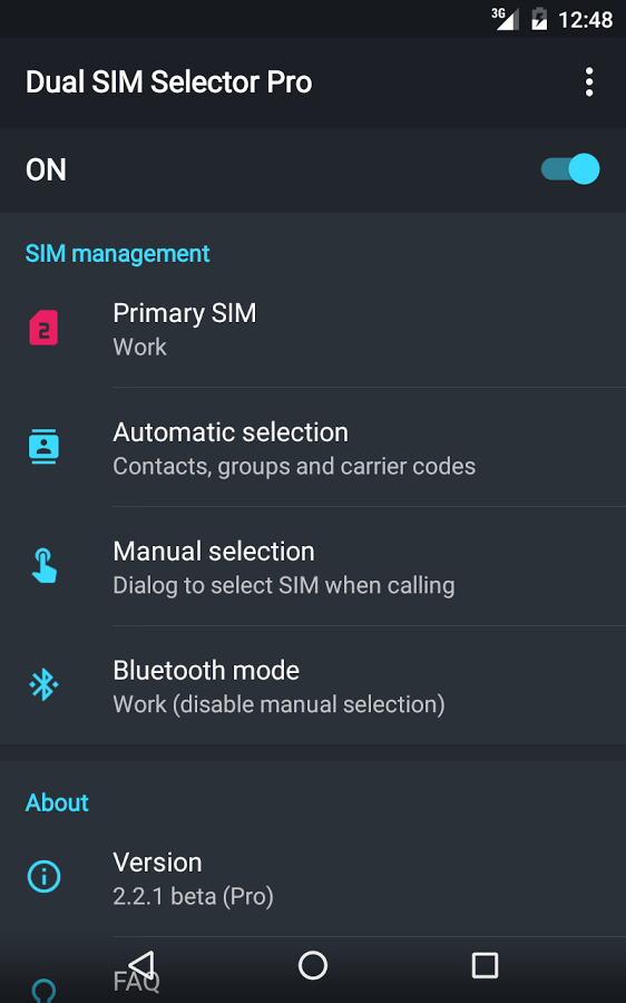 Dual SIM Selector Pro