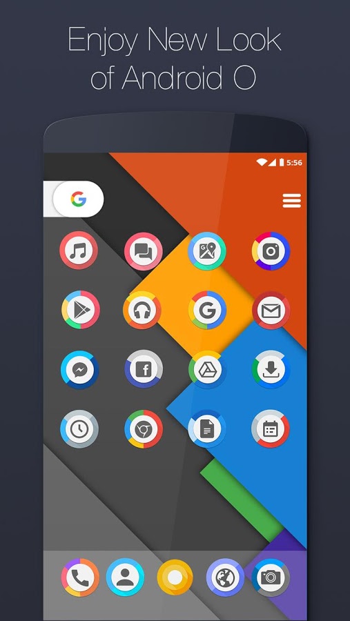 Launcher for Android O : 8.0