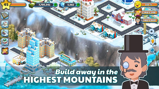 Snow Town - Ice Village World: Winter City (Mod Money)
