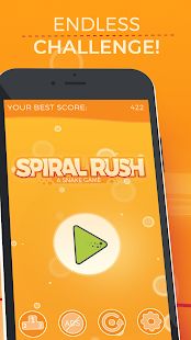 Spiral Rush: a Snake Game