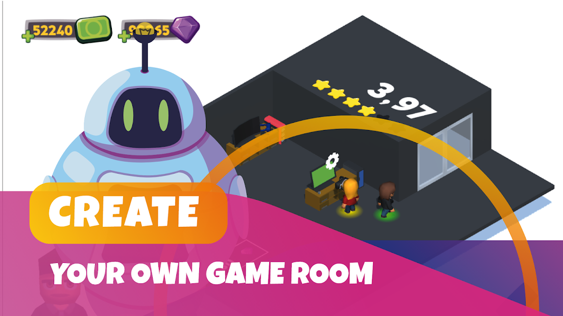 Game Studio Creator - Build your own internet cafe (Mod Mone