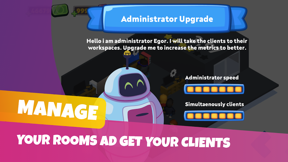 Game Studio Creator - Build your own internet cafe (Mod Mone