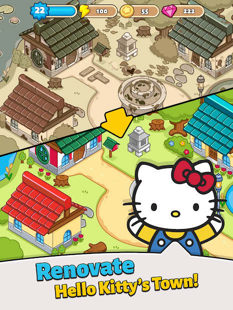 Hello Kitty - Merge Town