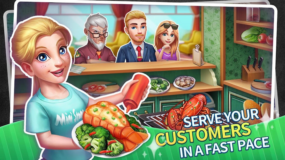 My Restaurant Empire:Decorating Story Cooking Game (Mod Mone