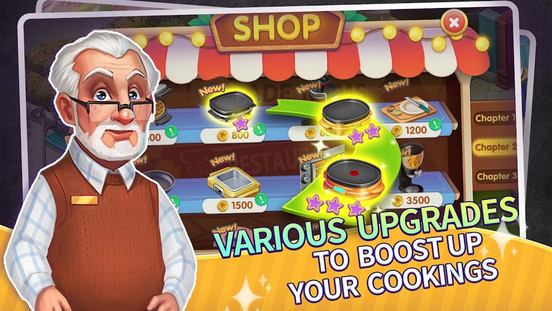 My Restaurant Empire:Decorating Story Cooking Game (Mod Mone