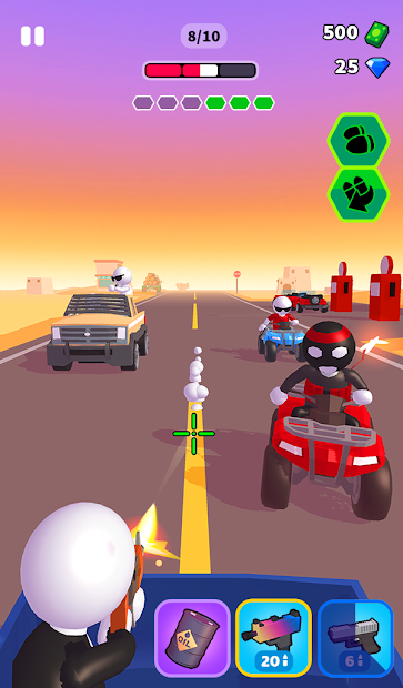 Rage Road - Car Shooting Game (everything is open)