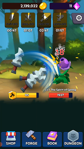 Sword Clicker : Idle Clicker (free shopping)