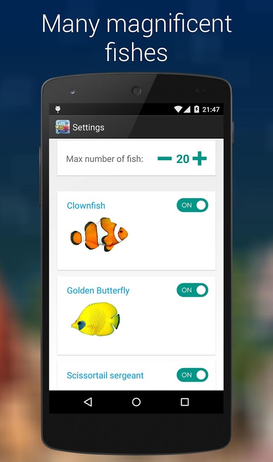 Aquarium 3D Live Wallpaper Pro
