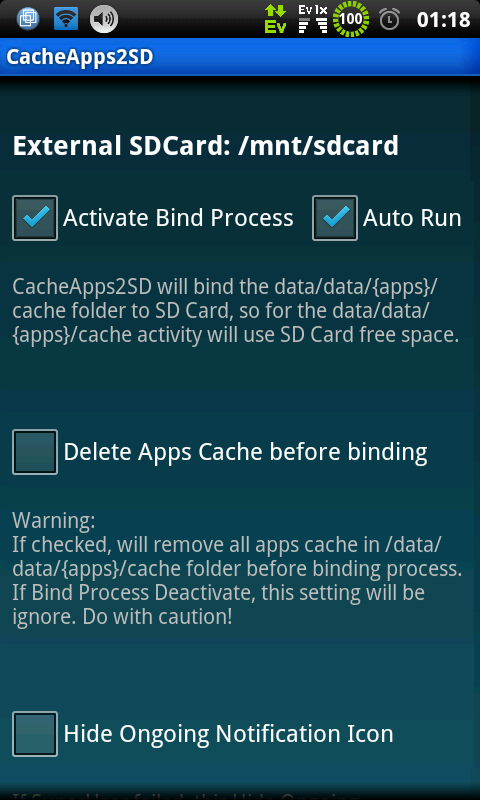 Cache Apps to SD (root)