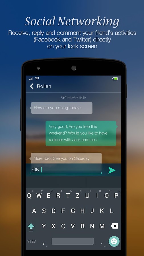 FingerFeed - Lock Screen