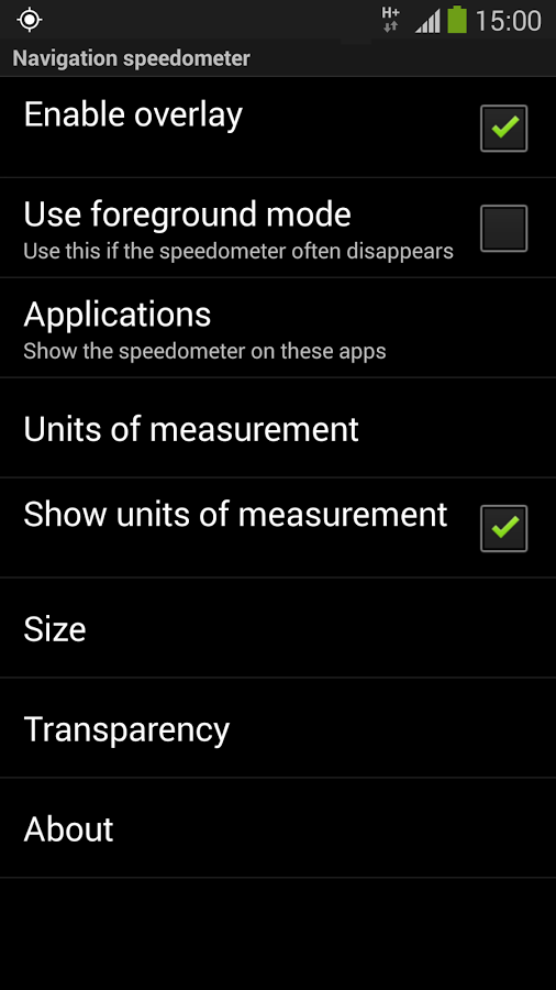 Maps Speedometer