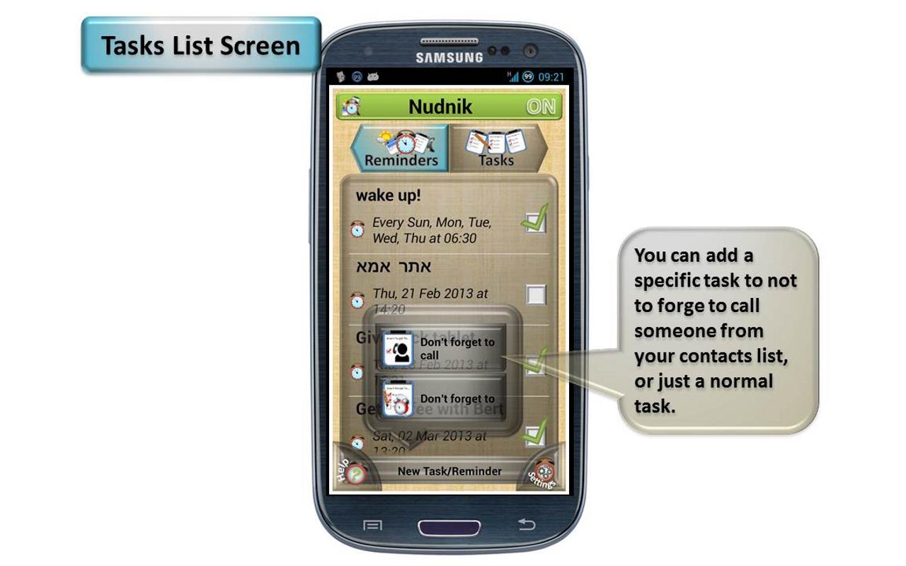 Nudnik Calendar Reminders