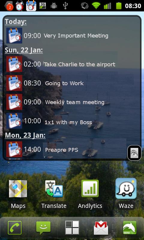 Nudnik Calendar Reminders