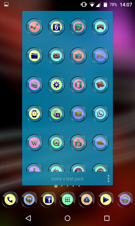 Tony Pastello Glass Icon Pack