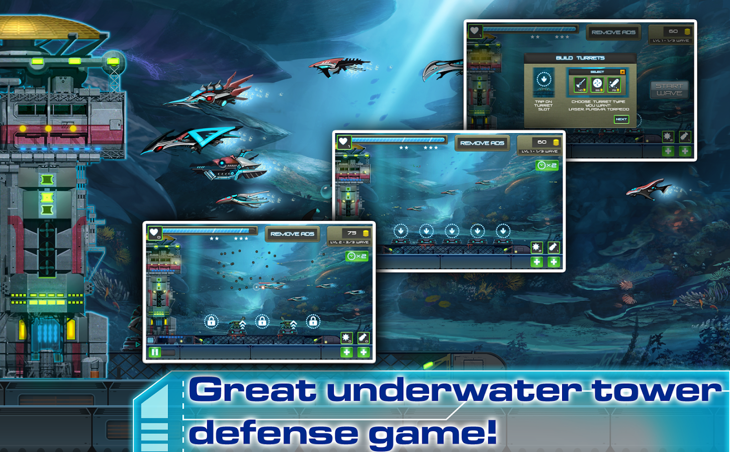 Undersea Attack: Tower Defense (Mod Money)