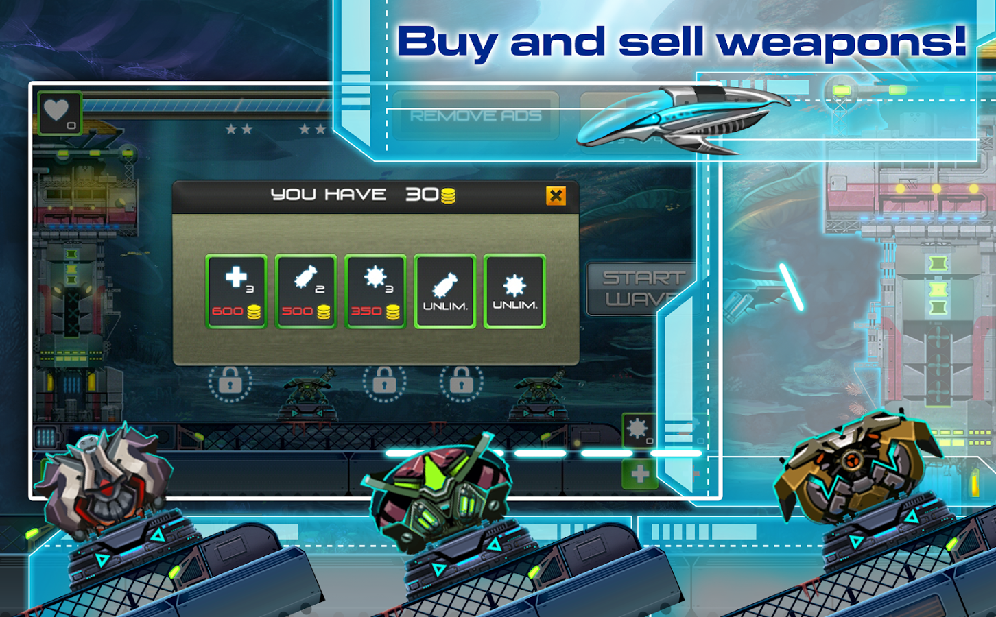 Undersea Attack: Tower Defense (Mod Money)