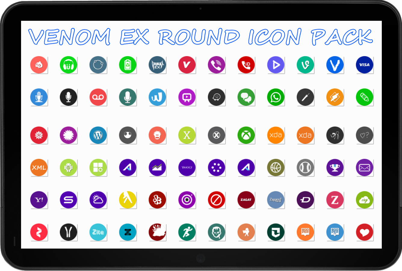 Venom x Round - Icon Pack