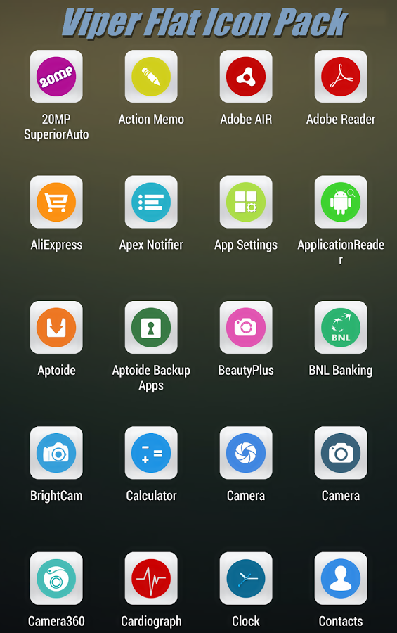 Viper Flat Icon Pack