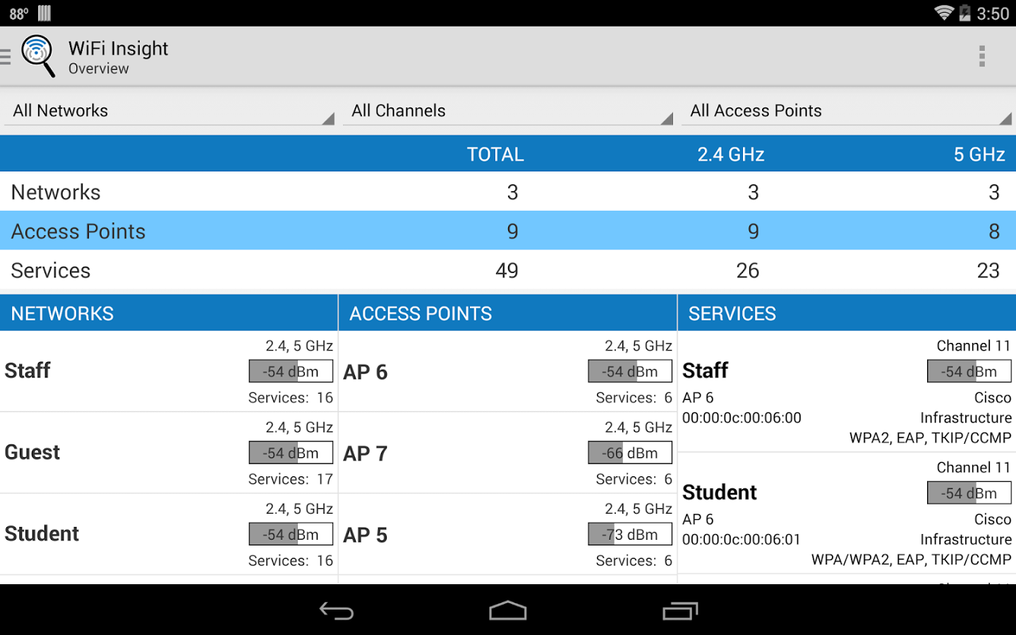 WiFi Insight WiFi Analyzer