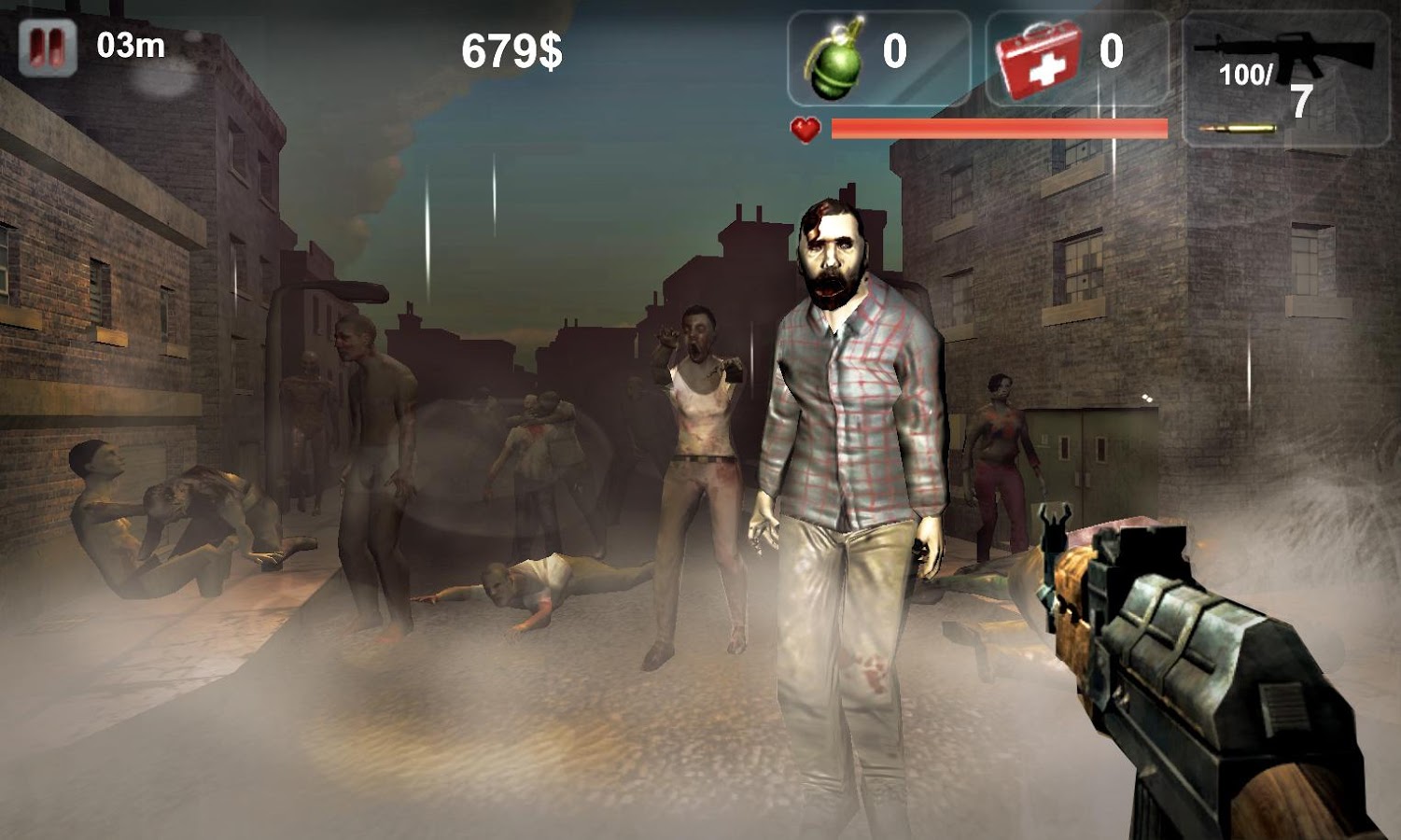 Zombie shooter game