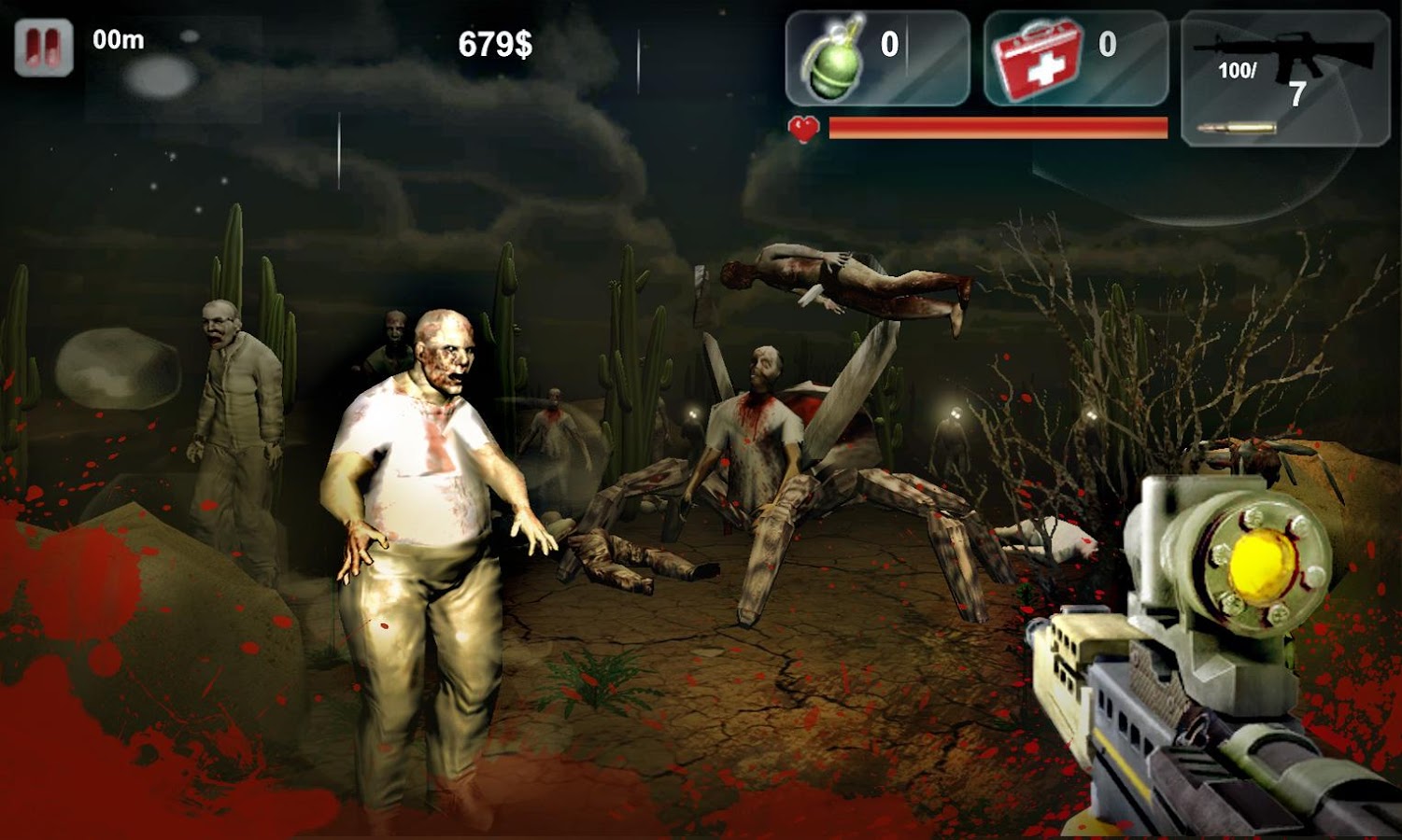 Zombie shooter game