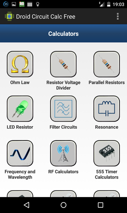 Droid Circuit Calc Pro
