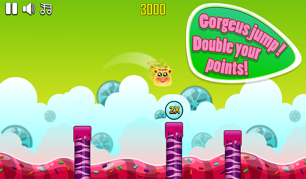 Happy Jump jelly Splash Game
