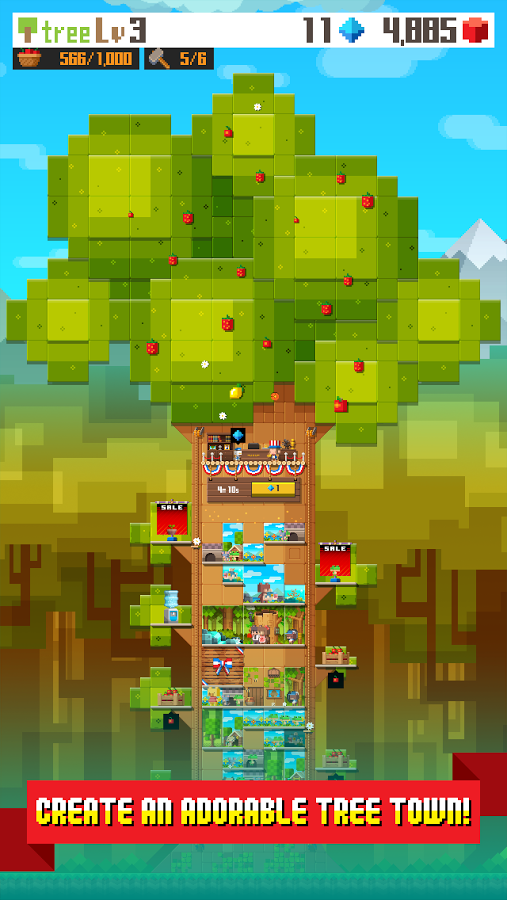 Pixel Tree (Mod Pixels/Gems)