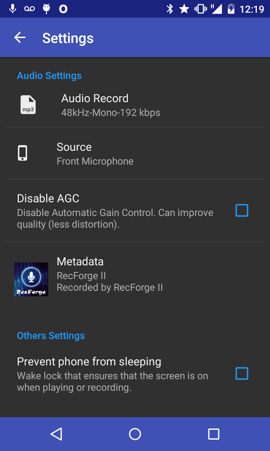RecForge II Pro Audio Recorder