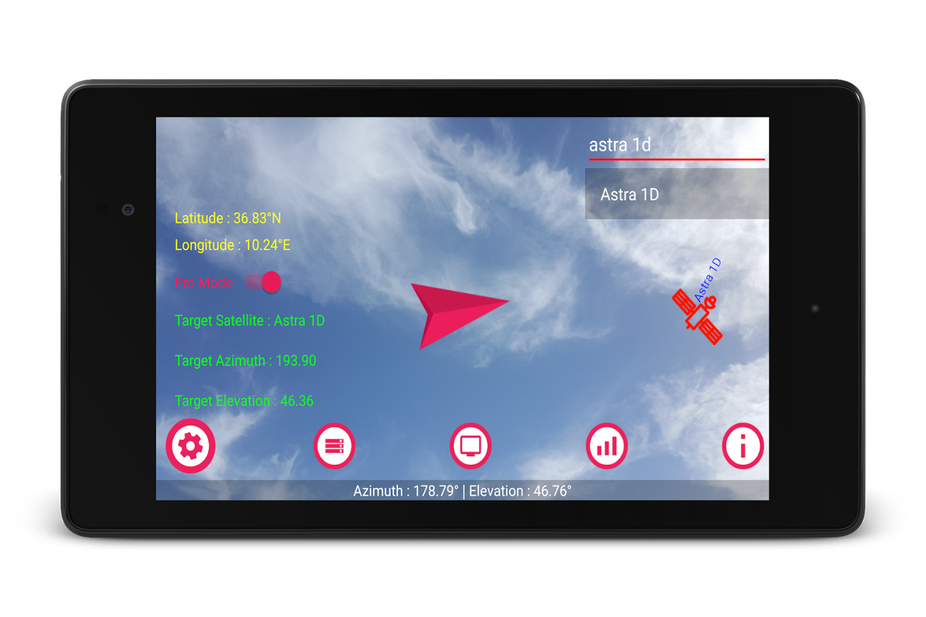 Satellite Pointer PRO