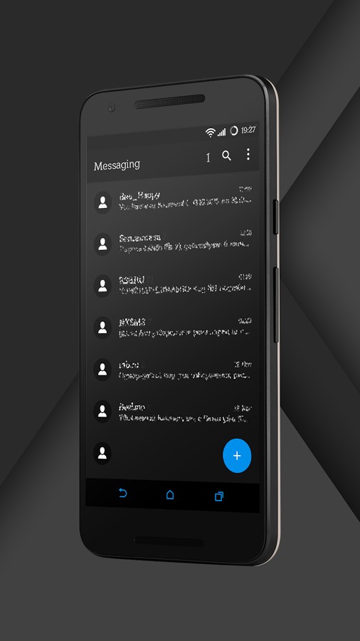 Sense 7 Black/Blue cm12 theme