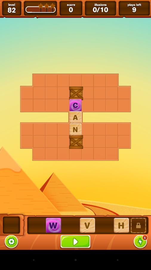 Words of Gold: Scrabble Puzzle