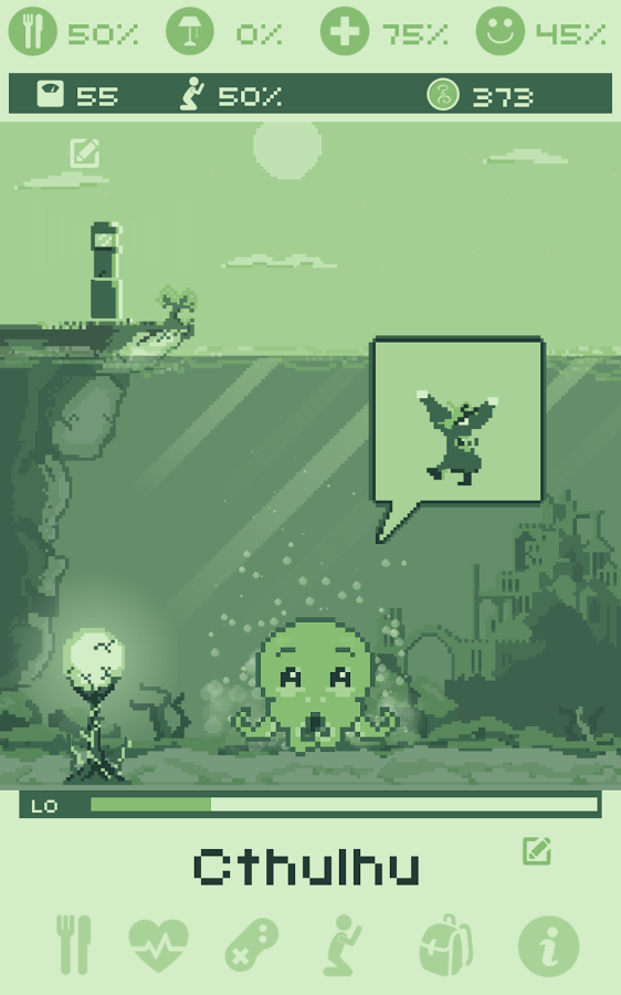 Cthulhu Virtual Pet (Mod Money/Ad-Free)