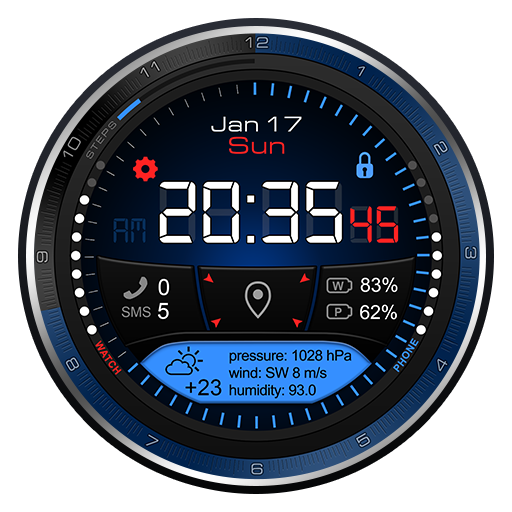 Hyperspace Watch Face