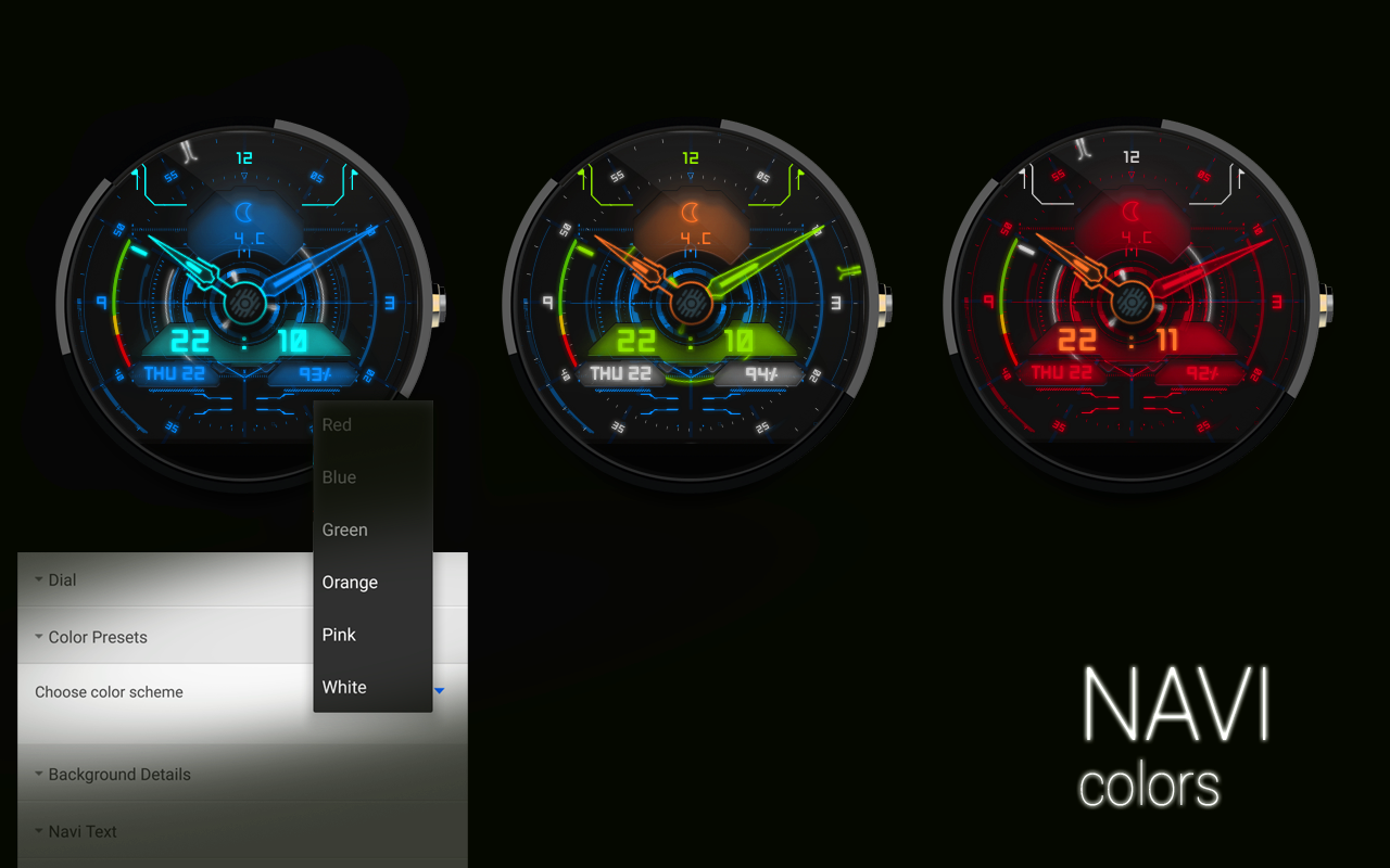 NAVI - Watch face