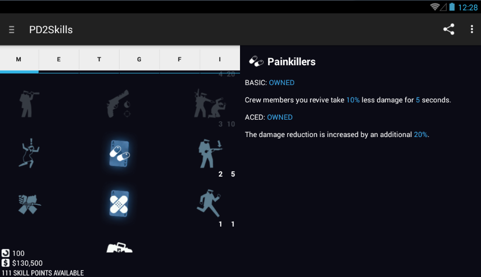PD2Skills for Payday 2